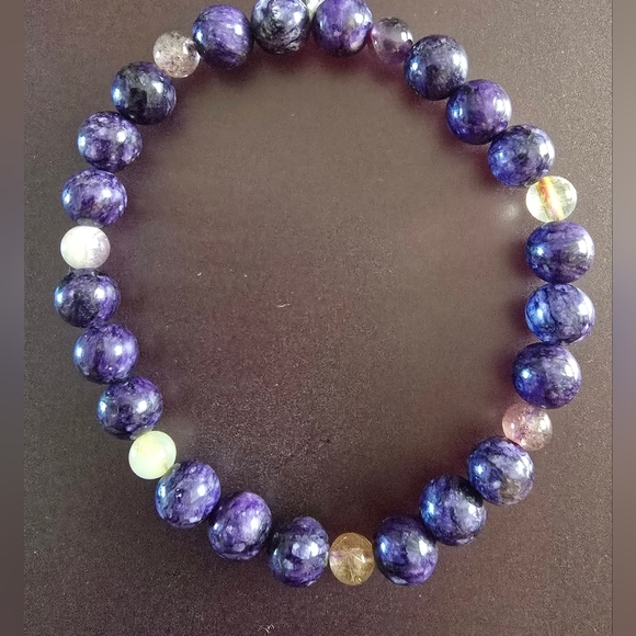 8mm Chariot With 6mm Auralite 23 Bracelet - Picture 2 of 10